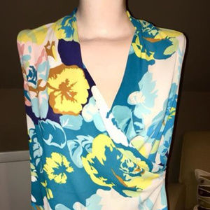 Cabi XS Faux Wrap Top